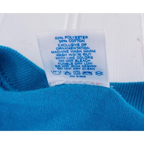 Vintage Mickey Mouse Florida T-Shirt Large Velva Sheen 50% Polyester 50% Cotton - Picture 4 of 6